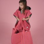 Beach poncho 'Rosy Check' - Image 7
