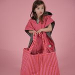 Beach poncho 'Rosy Check' - Image 9