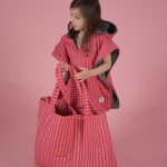 Beach poncho 'Rosy Check' - Image 10