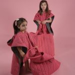 Beach bag 'Rosy Check' - Image 3