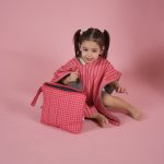 Beach poncho 'Rosy Stripes' - Image 13