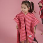 Beach poncho 'Rosy Stripes' - Image 16