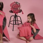 Beach poncho 'Rosy Check' - Image 26
