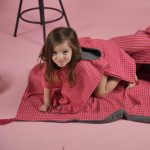 Beach poncho 'Rosy Check' - Image 3
