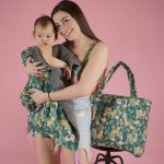 Beach bag 'Jungle Bloom'