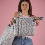 Beach cosmetic bag 'Blue Safari'