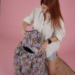 Beach bag 'Bandana Blue Brown' - Image 6