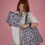 Beach cosmetic bag 'Blue Bandana' - Image 8