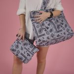 Beach cosmetic bag 'Blue Bandana' - Image 7