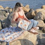 Beach cosmetic bag 'Siren'