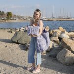 Beach cosmetic bag 'Blue Bandana' - Image 11
