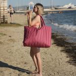 Τσάντα θαλάσσης Berry Stripes - Image 5