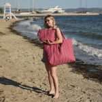 Τσάντα θαλάσσης Berry Stripes - Image 11