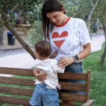 T-shirt θηλασμού λευκό - Motherhood - Image 10