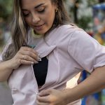 T-shirt θηλασμού ροζ - HMC - Image 4