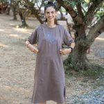 Φόρεμα θηλασμού "Motherhood" - Γκρεζ - Image 6